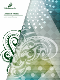 Collective impact a literature review cover