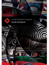 Locality population snapshot - South Auckland
