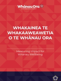 Whanau Ora SROI Report Cover